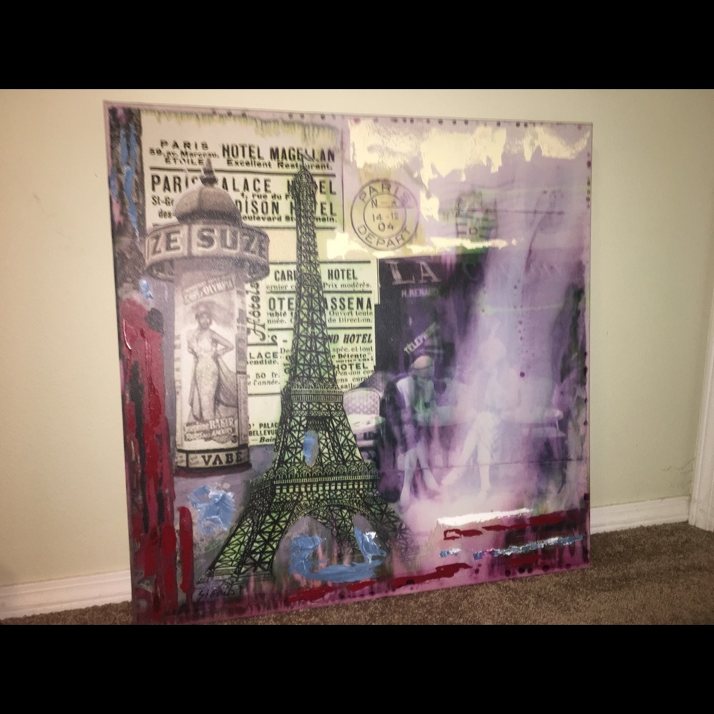 Large Paris painting